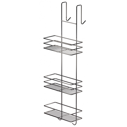 Полка прямая 3-яр для душевой кабины 25см ДК-25332 хром 