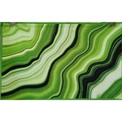 Коврик Таба 57х90 зеленый+черный малахит