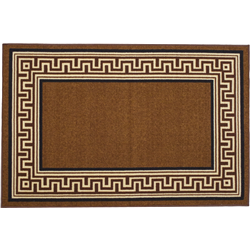 Килимок Таба 57х90 коричневий кант