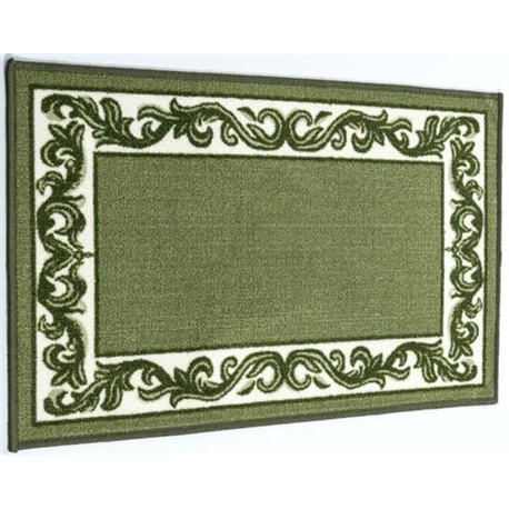 Килимок Таба 57х90 оливковий кант