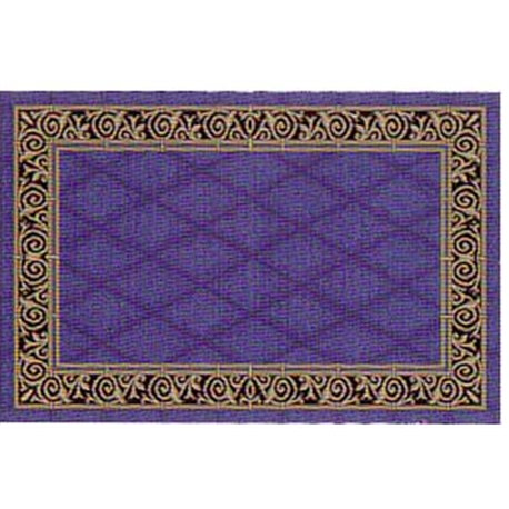 Коврик Таба 57х90 синий кант