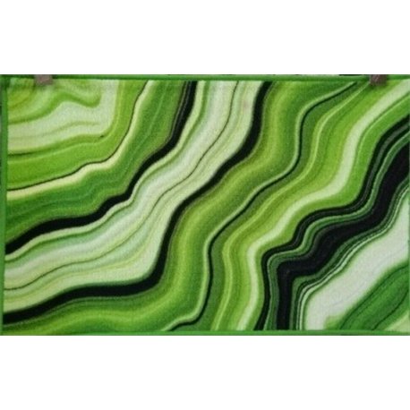 Килимок Таба 57х90 зелений+чорний малахіт