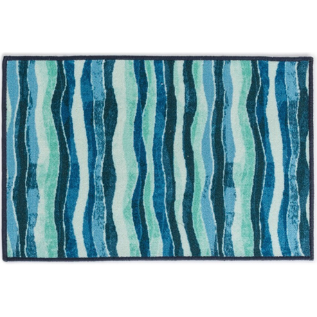 Килимок Таба 57х90 синьо-блакитні хвилі