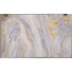 Килимок Таба 50х80 білий мармур