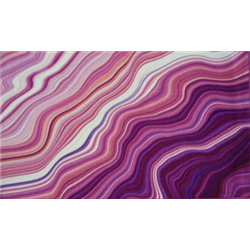 Килимок Таба 50х80 фіолетово-рожеві хвилі