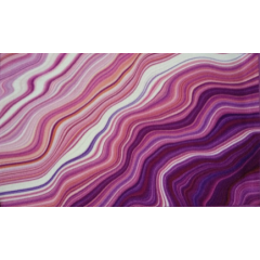 Килимок Таба 57х90 фіолетово-рожеві хвилі