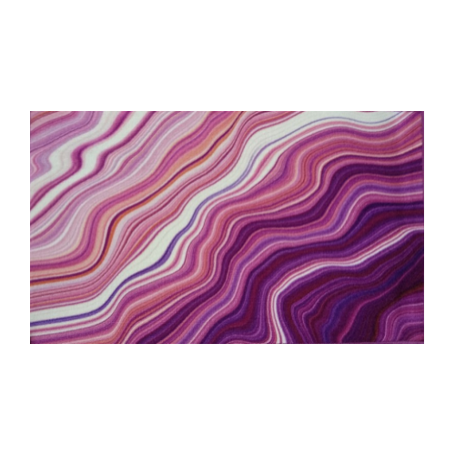Килимок Таба 57х90 фіолетово-рожеві хвилі