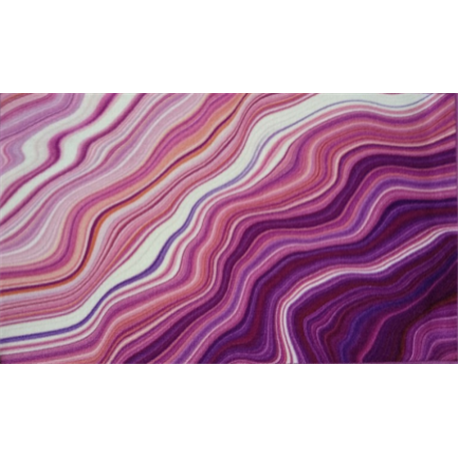 Коврик Таба 80х120 фиолетово-розовые волны