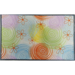 Коврик Таба 80х120 разноцветные круги
