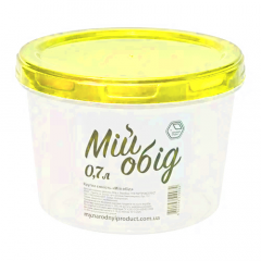 Судок НП круглый 0,7л №69ж желтая крышка