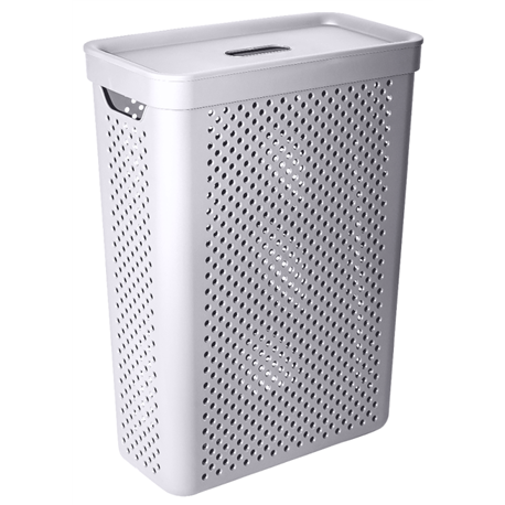 Корзина для білизни Simple 25л пряма 8137-А какао