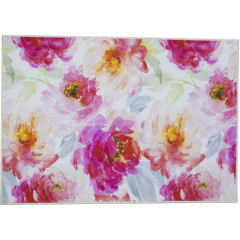 Килимок Таба 57х90 бежево-зелені квадратики