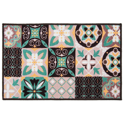 Килимок Таба 50х80 пудрові квадрати