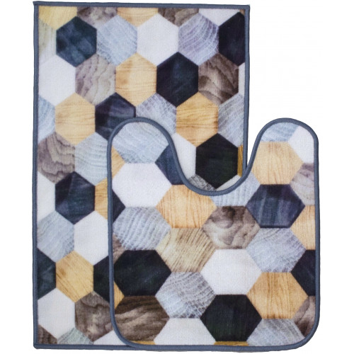 Килимок 2-й набір Клеопатра з малюнком 50х80+57х60 603347 соти