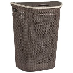 Корзина для белья LA-150 евровязка 52л 40х36х60см коричневый