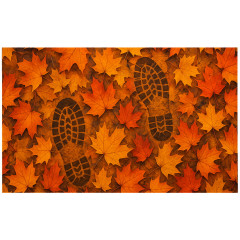 Килимок гума K-602-352 принт 75х45х0,4 Сліди