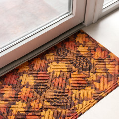 Килимок гума K-602-352 принт 75х45х0,4 Сліди 2