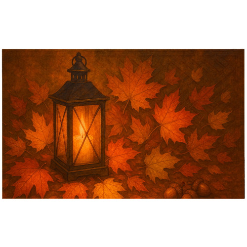 Килимок гума K-602-355 принт 75х45х0,4 Ліхтар