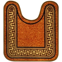 Килимок Таба туалетнік 57х80 бежевий кант версаче