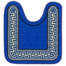 Коврик Таба туалетник 57х80 синий электрик кант версаче