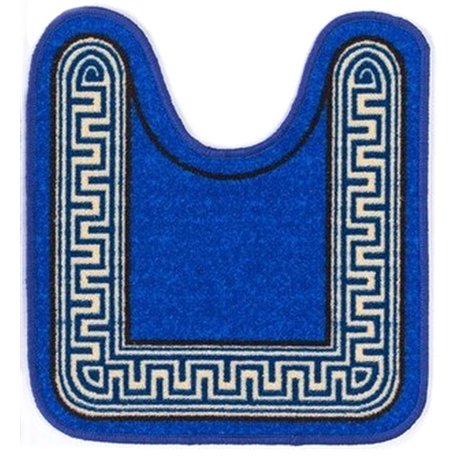 Килимок Таба туалетнік 57х80 синій електрик кант версаче