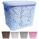 Корзина Ажур  3,5л с крышкой ПБ-873  20х15х16,5см