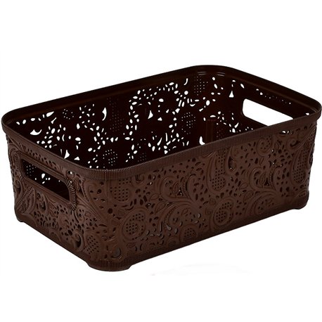 Кошик Ажур 4,7л без кришки ПБ-430 коричневий