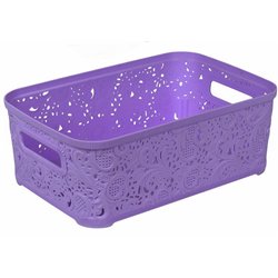 Кошик Ажур 4,7л без кришки ПБ-430 фіолетовий