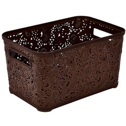 Корзина Ажур  7,5л без крышки ПБ-423 коричневый