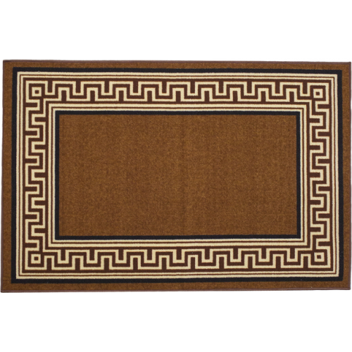 Килимок Таба 57х90 коричневий кант