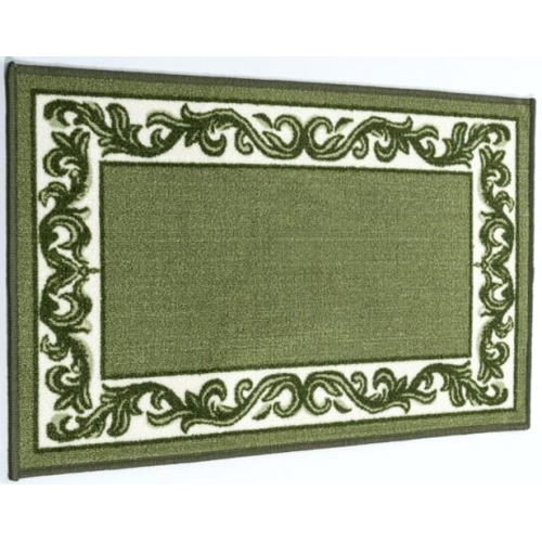 Килимок Таба 57х90 оливковий кант