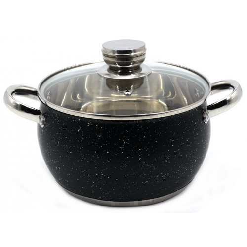 Кастрюля 1396 мрамор 3,4л 20см