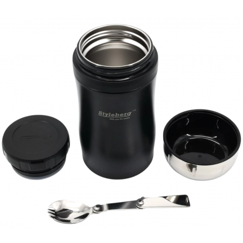 Термос пищевой 0,50л нерж 1767 Styleberg с ложкой 