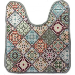 Коврик Таба туалетник 57х60 орнамент плитка по диагонали