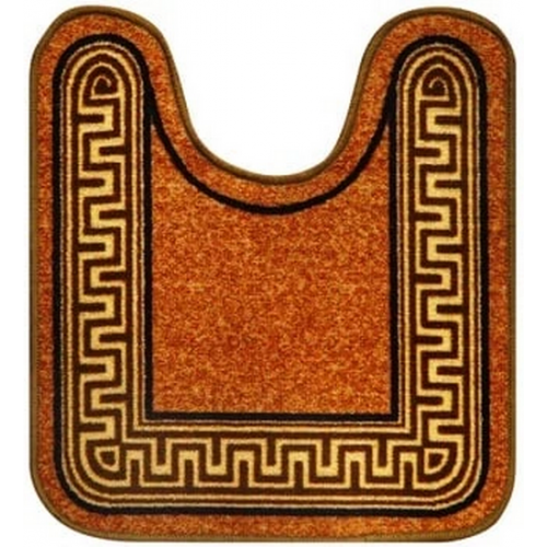 Коврик Таба туалетник 57х60 бежевый кант версаче