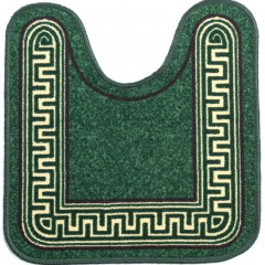 Килимок Таба туалетнік 57х60 зелений кант версаче