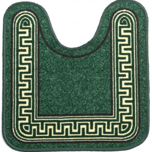 Коврик Таба туалетник 57х60 зеленый кант версаче