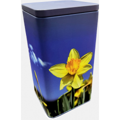 Банка для сипучих GAM-001 метал з малюнком 95х95х170мм 2