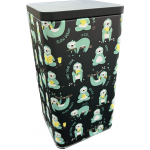 Банка для сыпучих GAM-001 металл с рисунком 95х95х170мм