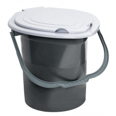 Відро-туалет Макси посилене сірий