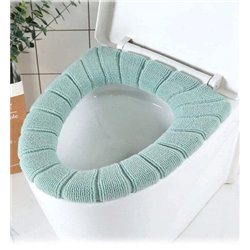 Накладка чохол на унітаз 0851 тканинна махра однотонна 2