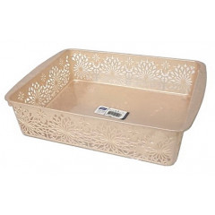 Корзина OP-599 Ажур 6,5л кремовый