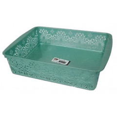 Корзина OP-599 Ажур 6,5л бирюза