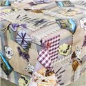 Клеенка 1,40*20м рулон ПВХ 3-х шаровая на нетканой основе 81069A