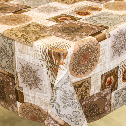 Клейонка 1,40*20м рулон фотодрук 3-х шарова 250A