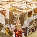 Клейонка 1,40*20м рулон фотодрук 3-х шарова 286A