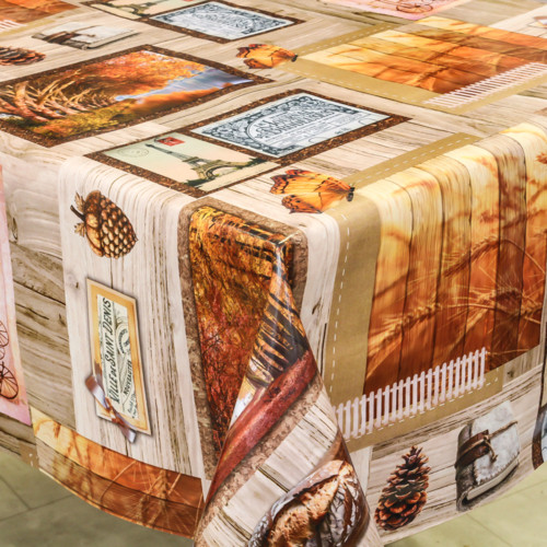 Клейонка 1,40*20м рулон фотодрук 3-х шарова 287A