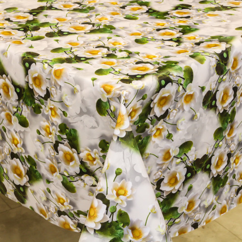 Клейонка 1,40*20м рулон фотодрук 3-х шарова 398A