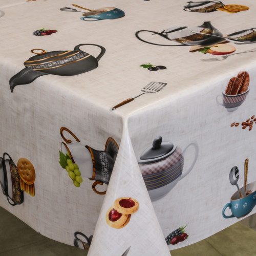 Клейонка 1,40*20м рулон фотодрук 3-х шарова 399C