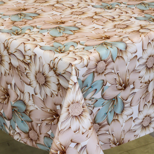 Клейонка 1,40*20м рулон фотодрук 3-х шарова 412A